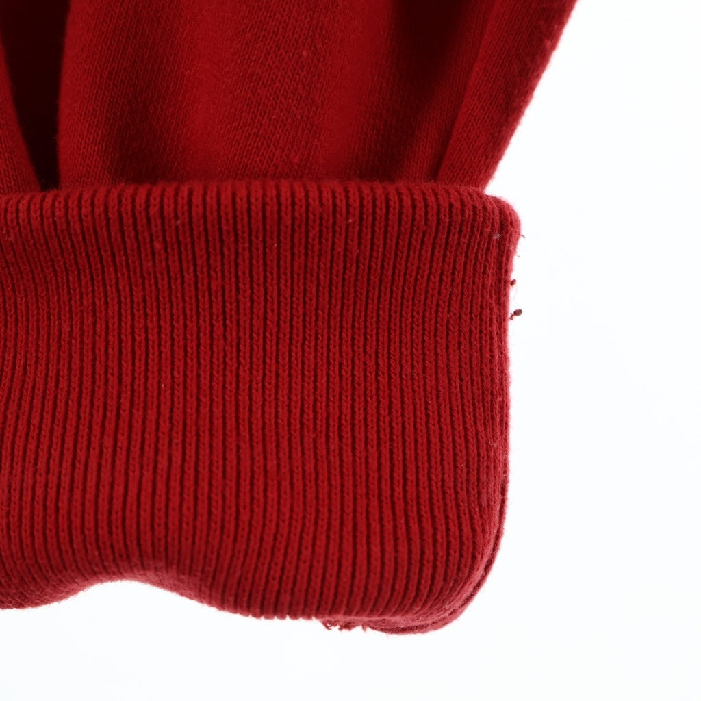 SUPREME(シュプリーム) 16SS Contrast Placket Hooded コントラスト プラケット プルオーバーパーカー フーディー レッド/ホワイト