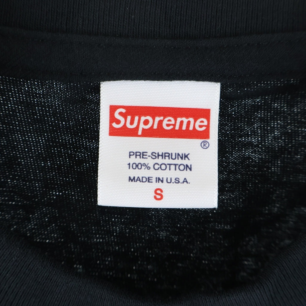 SUPREME(シュプリーム) 20AW Cross Box Logo Tee クロスボックスロゴ プリント クルーネック半袖Tシャツ カットソー ブラック