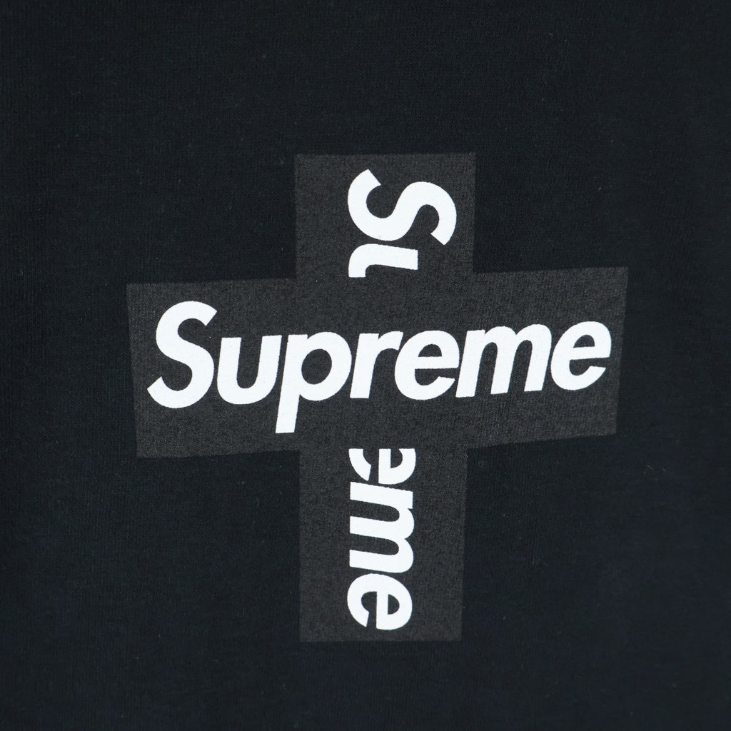 SUPREME(シュプリーム) 20AW Cross Box Logo Tee クロスボックスロゴ プリント クルーネック半袖Tシャツ カットソー ブラック