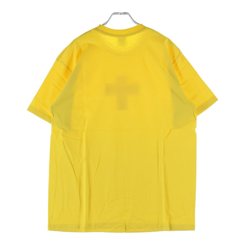 SUPREME(シュプリーム) 20AW Cross Box Logo Tee クロスボックスロゴ プリント クルーネック半袖Tシャツ カットソー イエロー