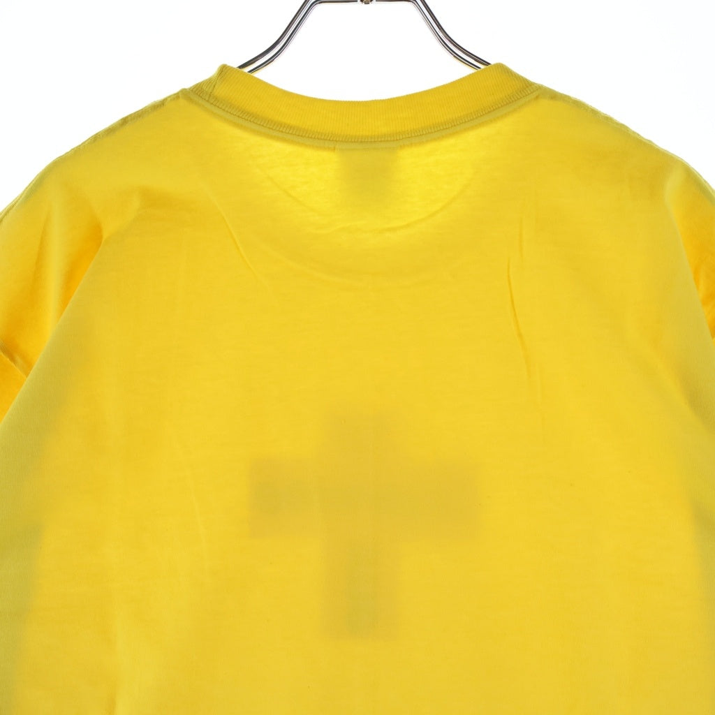 SUPREME(シュプリーム) 20AW Cross Box Logo Tee クロスボックスロゴ プリント クルーネック半袖Tシャツ カットソー イエロー