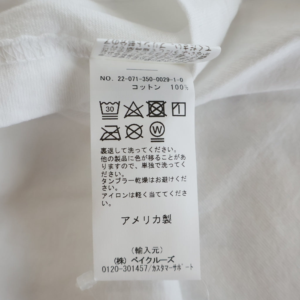 VERDY(ベルディ) ×Paris Saint-Germain/PSG 22-071-350-0029-1-0 プリント クルーネック半袖Tシャツカットソー ホワイト