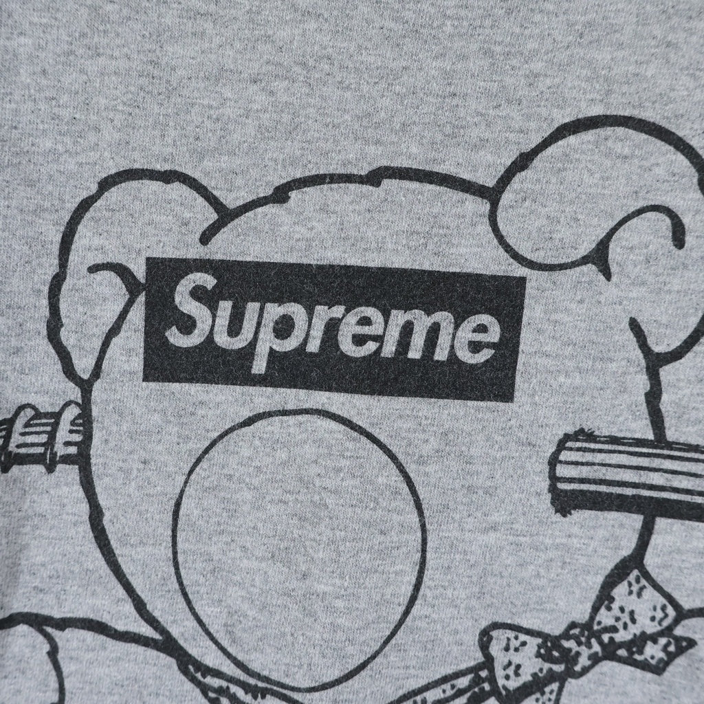 SUPREME(シュプリーム) 15SS ×UNDERCOVER Bear Tee アンダーカバー 目隠しベアー プリント クルーネック半袖Tシャツカットソー グレー
