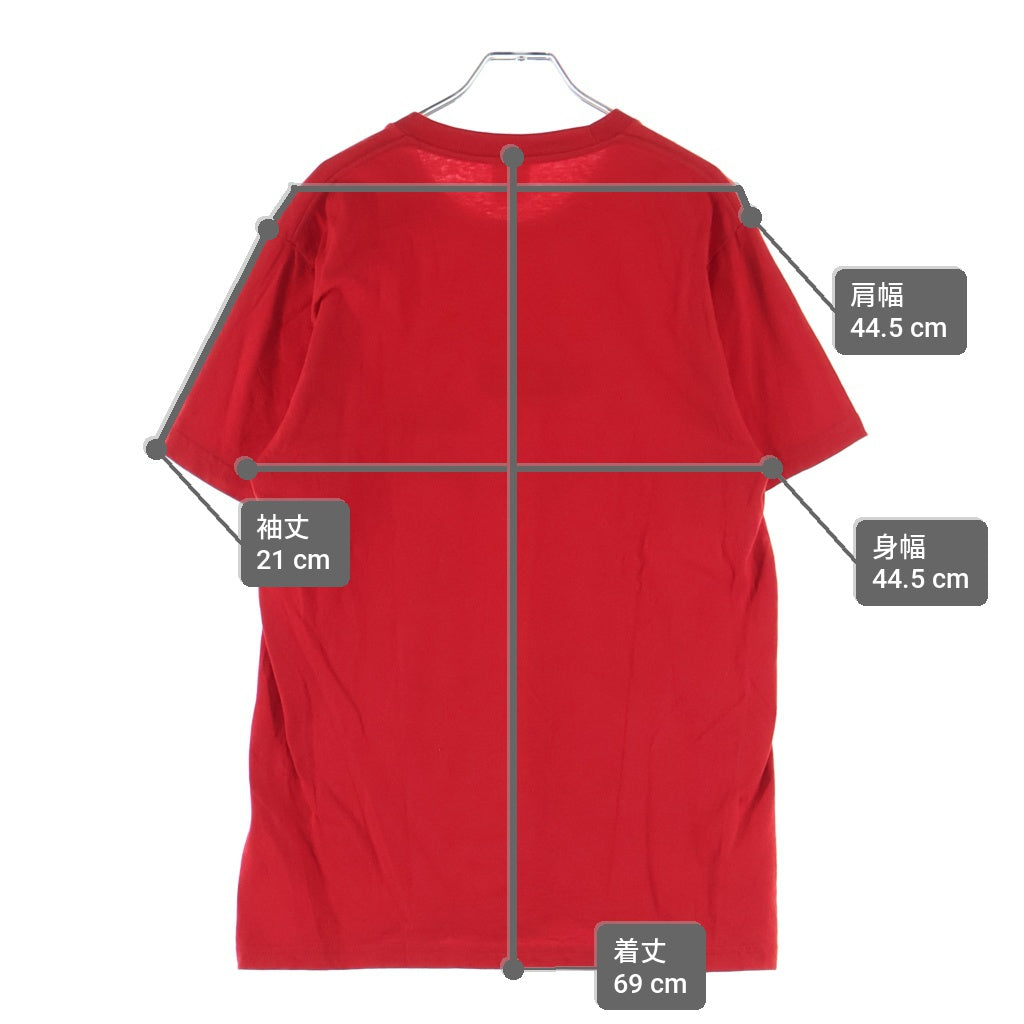 SUPREME(シュプリーム) 15SS ×UNDERCOVER Bear Tee アンダーカバー 目隠しベアー プリント クルーネック半袖Tシャツカットソー レッド
