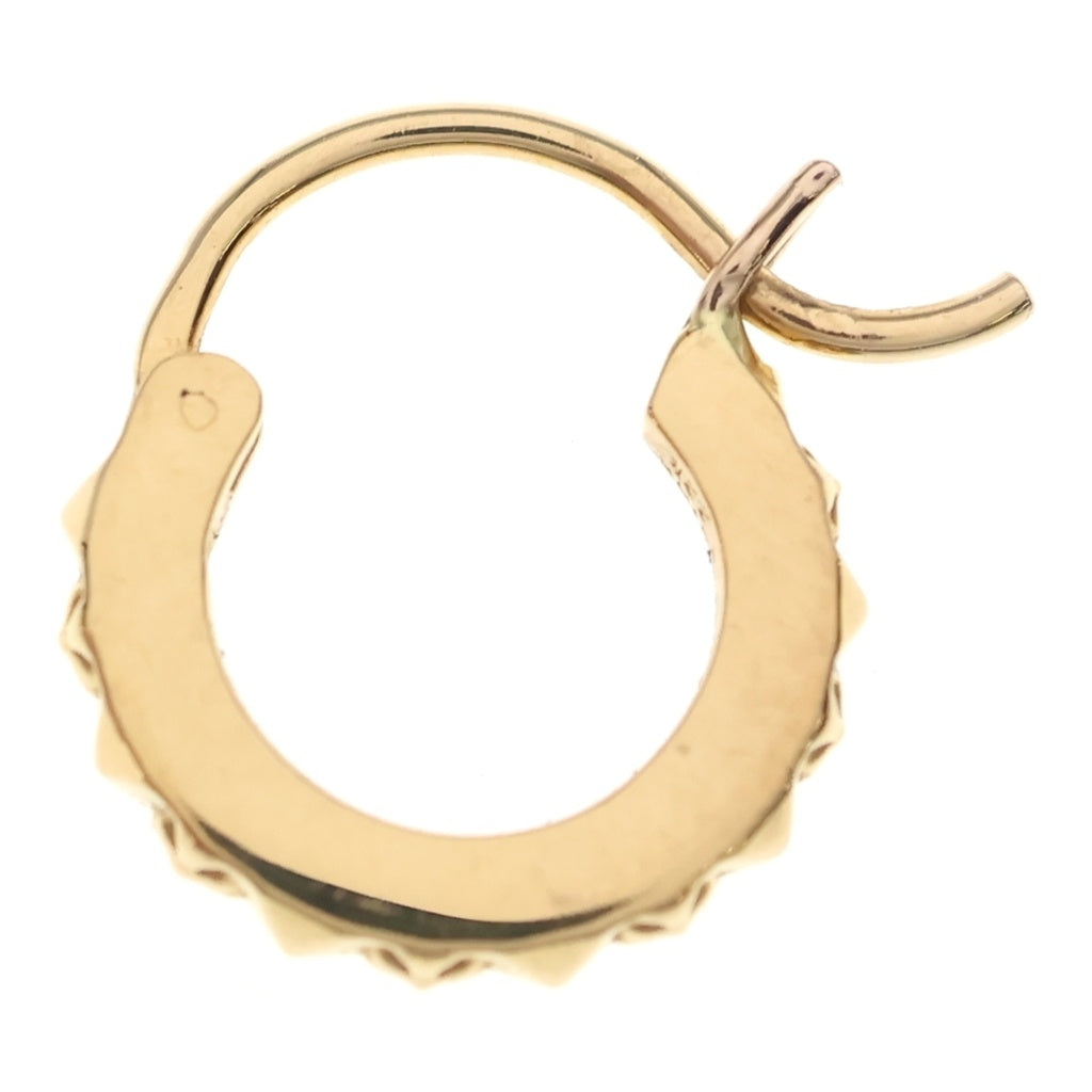 CHROME HEARTS(クロムハーツ) 22K TINY TFP HOOP トゥルーファッキンパンク タイニー フープピアス ゴールド レディース
