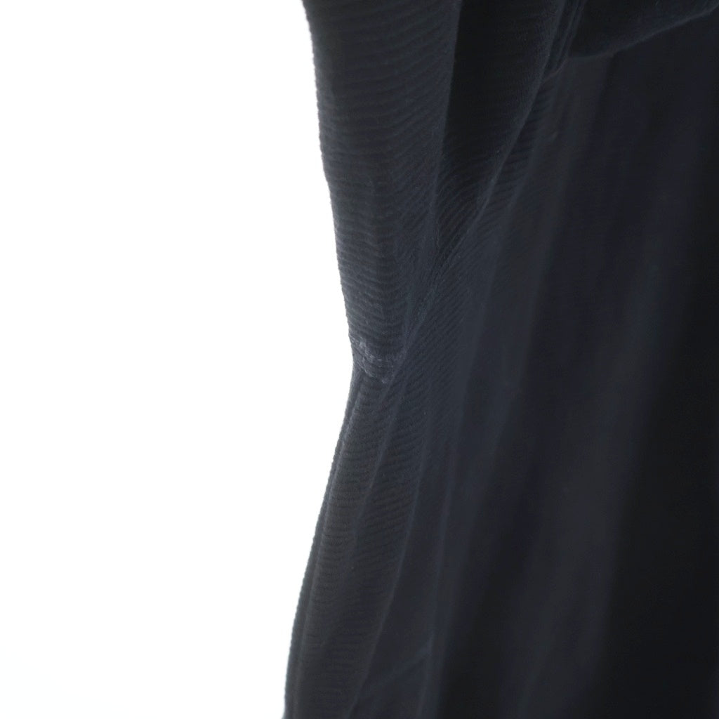 JULIUS(ユリウス) 23SS メッシュ切替タートルネック長袖カットソーブラック 807CUM2