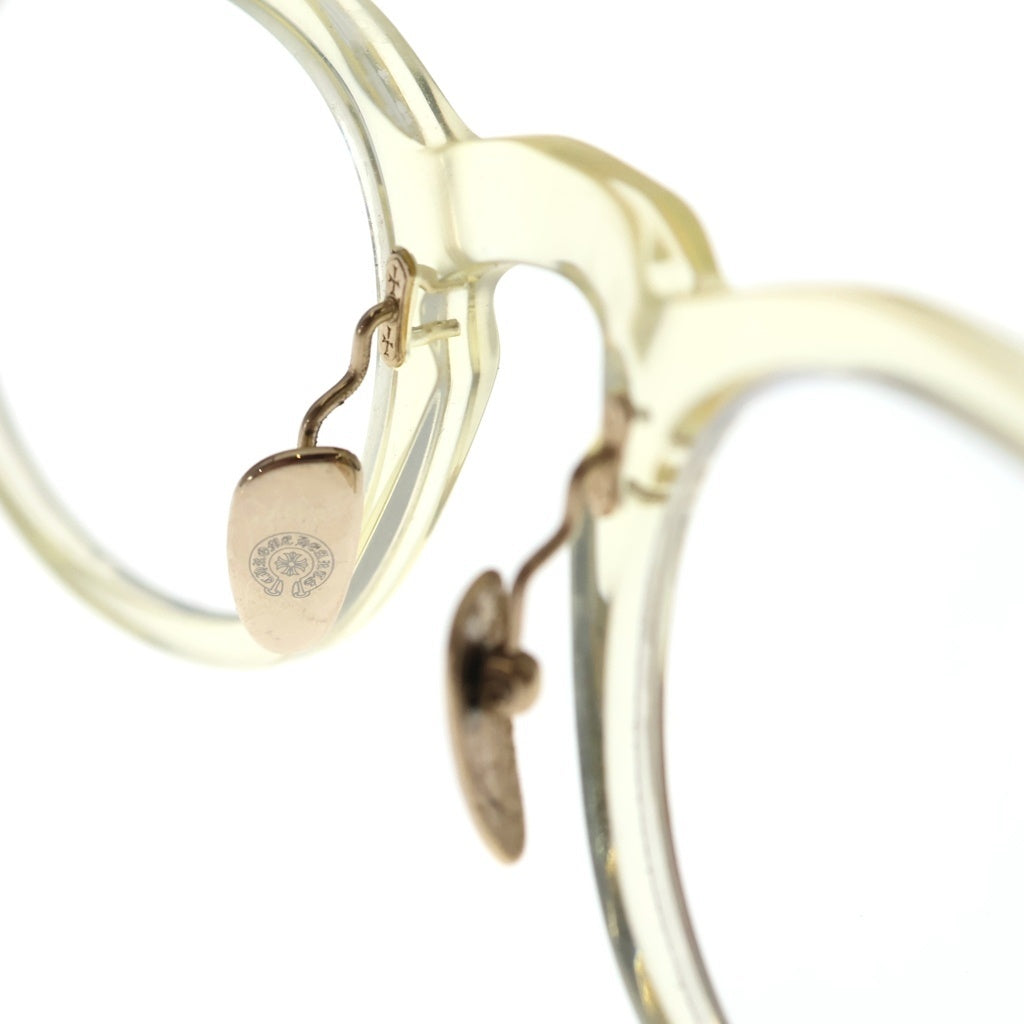 CHROME HEARTS(クロムハーツ) DINGALONGLINGLONG CHプラスフレーム ボストンサングラス メガネ 眼鏡 アイウェア クリア