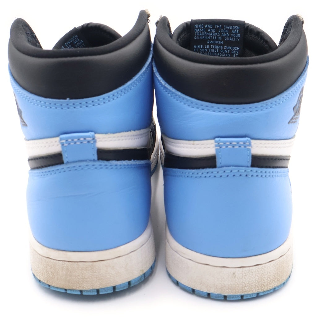 NIKE(ナイキ) AIR JORDAN 1 RETRO HI OG UNIVERSITY BLUE DZ5485-400 エアジョーダン1ハイOG ユニバーシティブルー ハイカットスニーカー ブルー/ホワイト US7.5/25.5cm