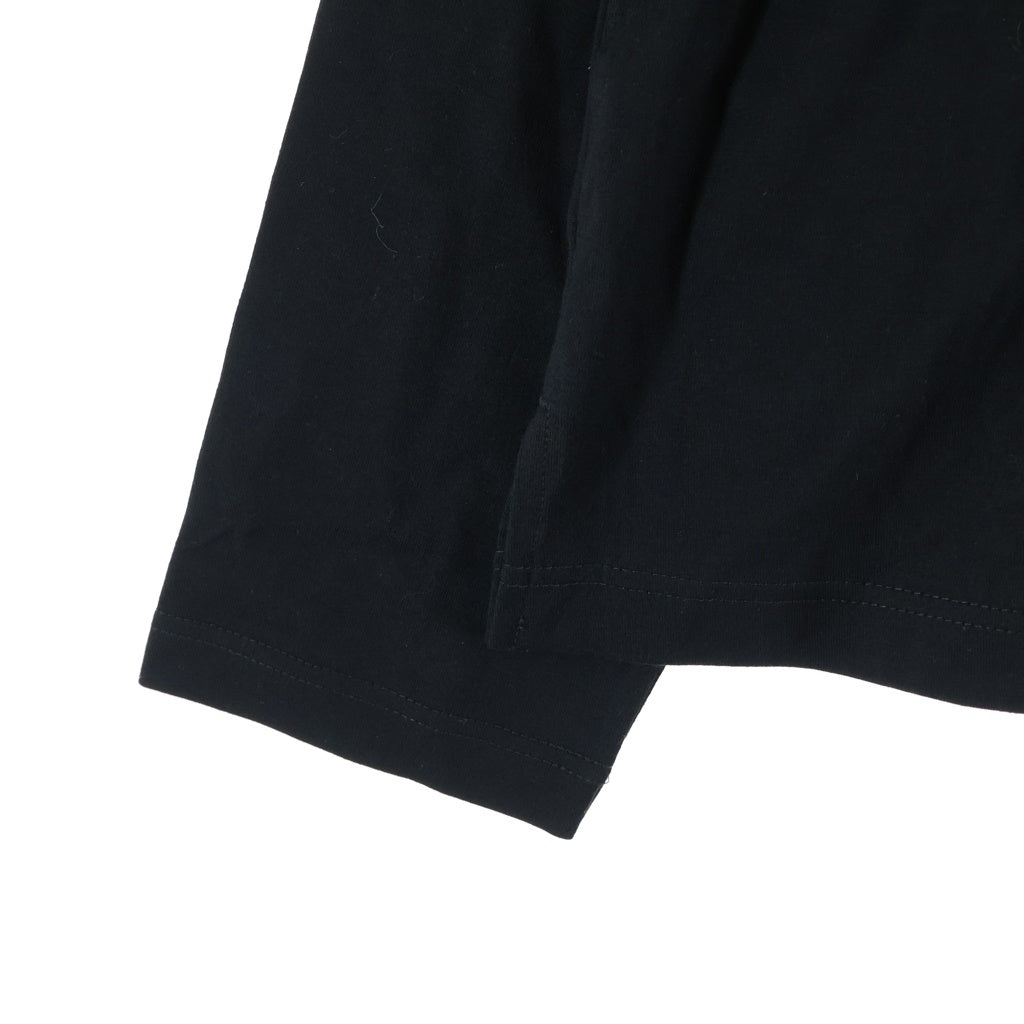 NO BRAND(ノーブランド) CEDARWOOD 16 HENLEY LONG SLEEVE / BLK シダーウッド ヘンリーネック 長袖Tシャツカットソー ブラック CW2502-CS03