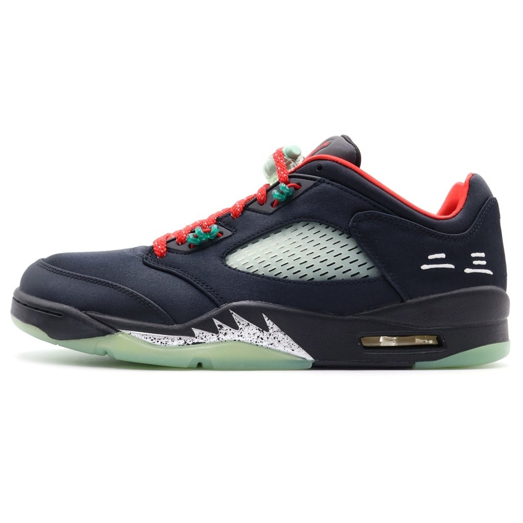 NIKE(ナイキ) ×CLOT AIR JORDAN 5 Low Jade 5 Low クロット エアジョーダン5 ロー ジェイド 5 ロー ローカットスニーカー US10.5/28.5cm ブラック DM4640 036