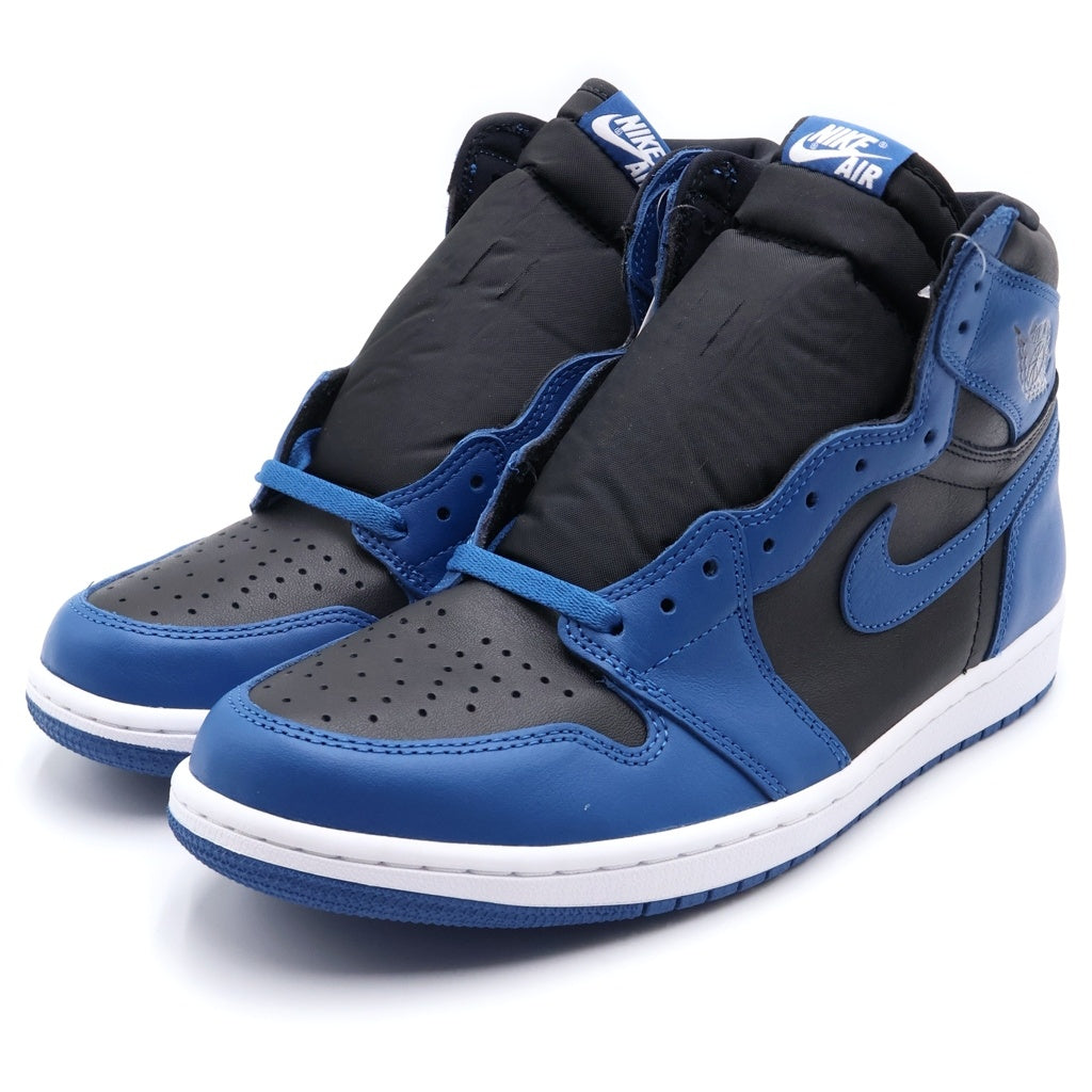 NIKE(ナイキ) AIR JORDAN 1 Retro High OG Dark Marina Blue エアジョーダン1 レトロ ハイ OG ダークマリーナブルー ハイカットスニーカー US11/29cm ブルー 555088 404