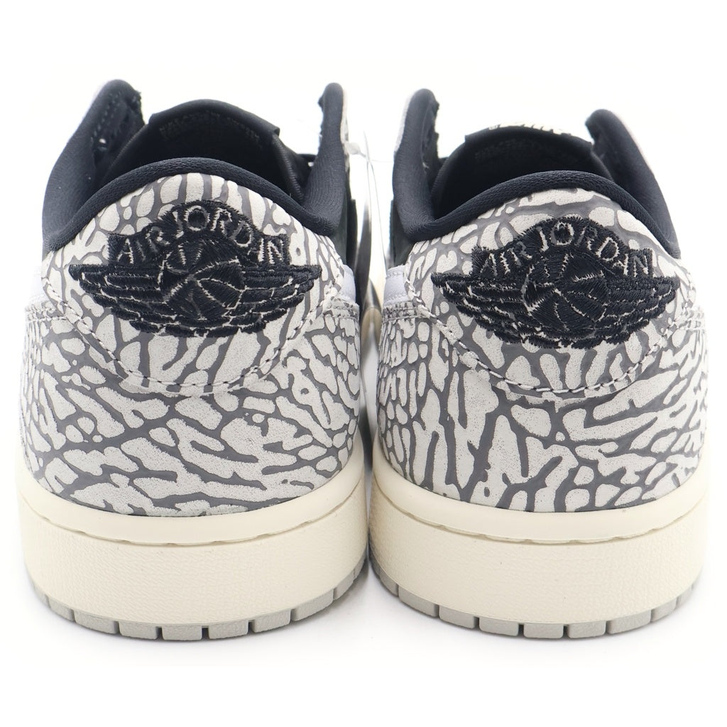 NIKE(ナイキ) AIR JORDAN 1 Retro Low OG Black Cement エアジョーダン1 レトロ ロー OG ブラックセメント ローカットスニーカー US10.5/28.5cm グレー CZ0790 001