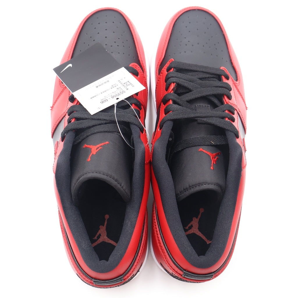 NIKE(ナイキ) AIR JORDAN 1 Low Varsity Red エアジョーダン1 ロー バーシティレッド ローカットスニーカー US10.5/28.5cm レッド 553558 606