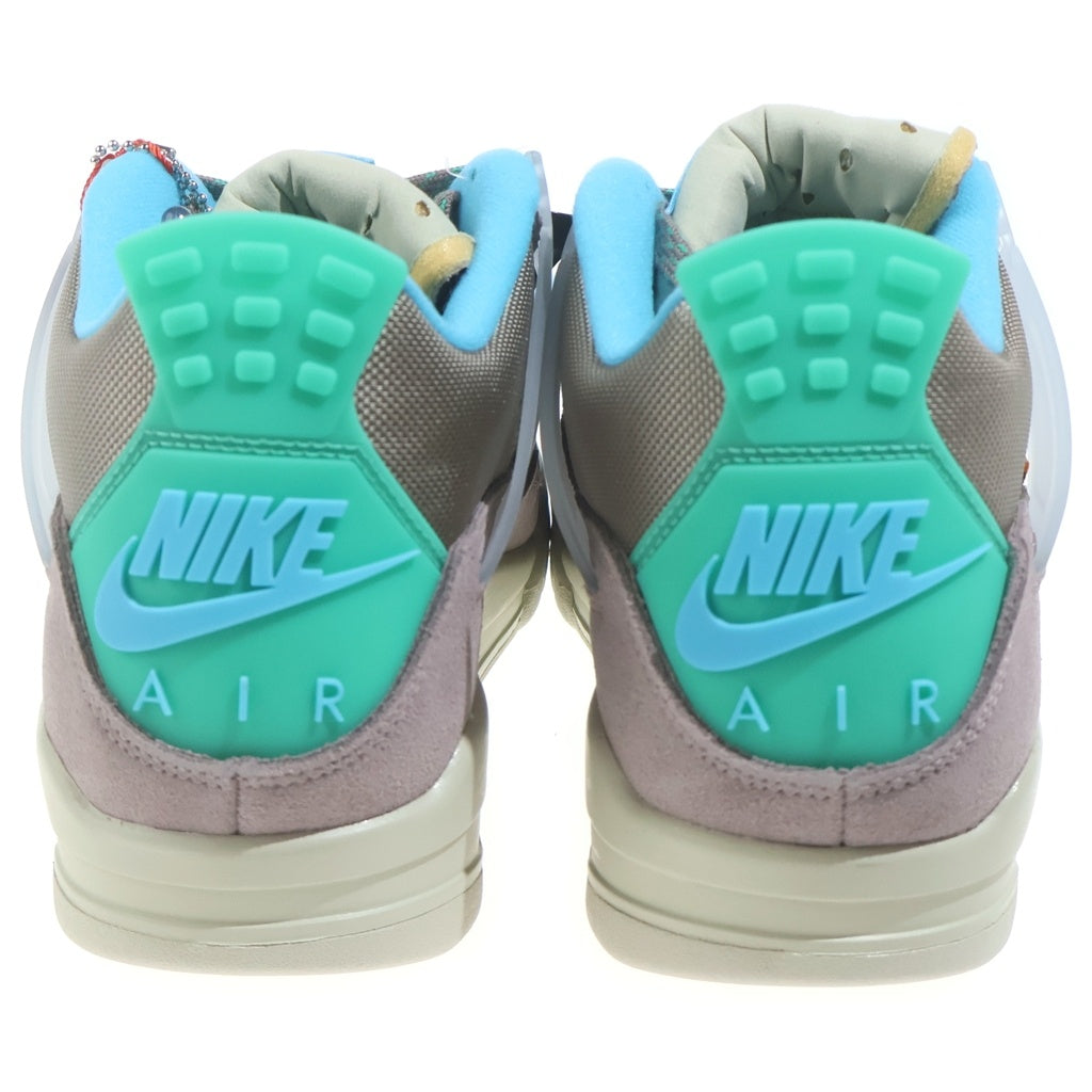 NIKE(ナイキ) ×UNION AIR JORDAN 4 SP Taupe Haze ユニオン エアジョーダン4 SP トープヘイズミッドカットスニーカー ブルー/グレー US10.5/28.5cm DJ5718-242