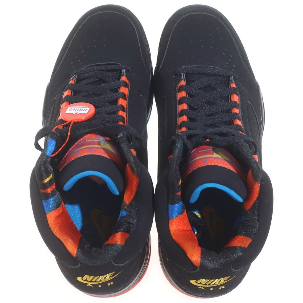 NIKE(ナイキ) AIR FLIGHT LITE MID black/black-team orange エア フライトライト ミッド スニーカー ブラック/オレンジ US10.5/28.5cm DQ7687-001