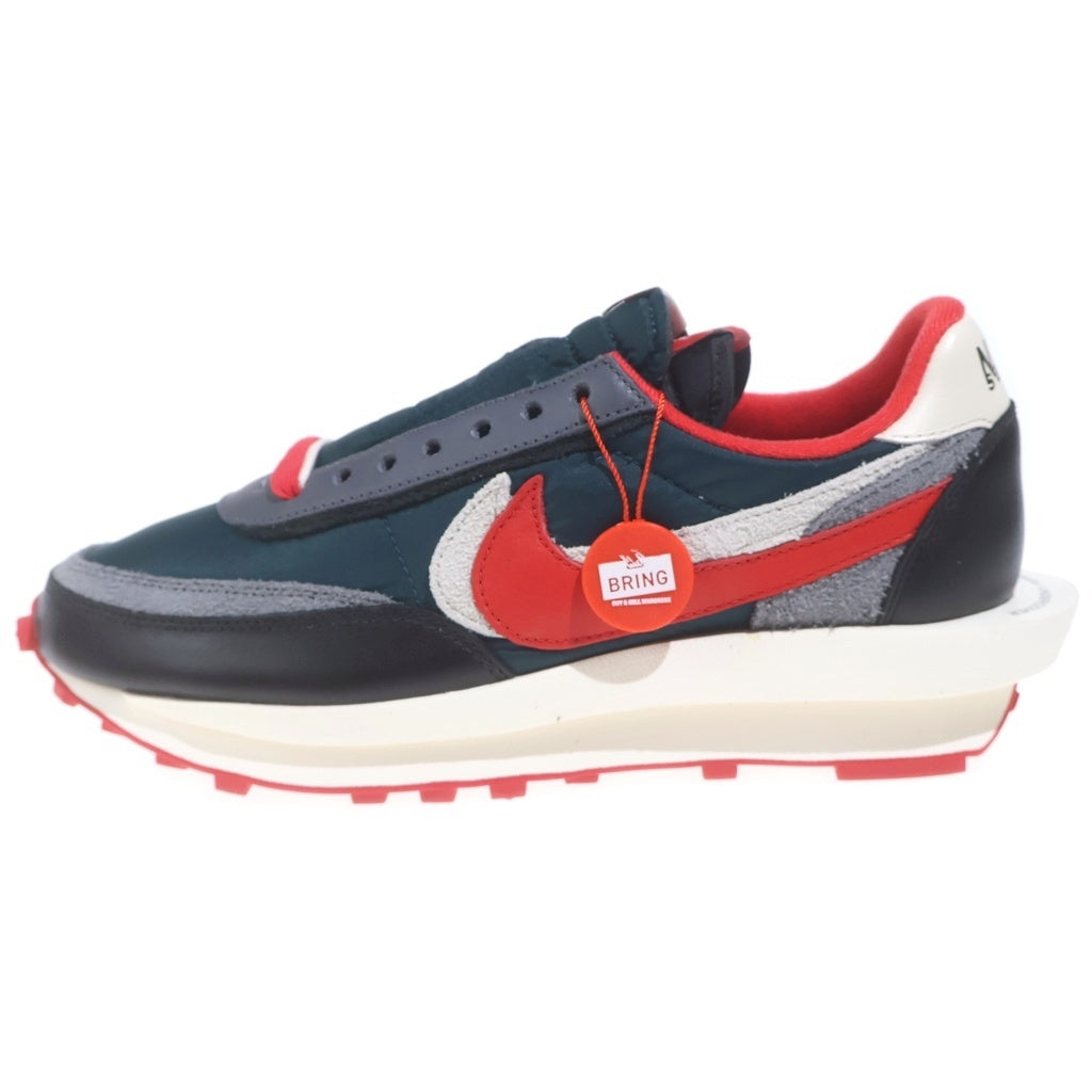 NIKE(ナイキ) ×UNDERCOVER ×sacai LD Waffle Midnight Spruce/Pale Ivory-Dark Grey-University Red アンダーカバー サカイ ローカットスニーカー DJ4877‐300