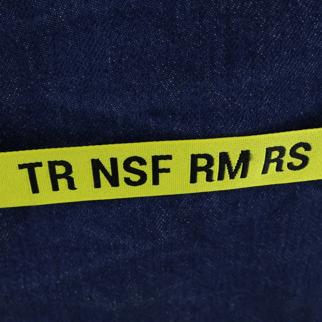 RAF SIMONS(ラフシモンズ) 19SS TR NSF RM RS REGULAR FIT DENIM PANTS WITH TAPE AND PATCH レギュラーフィットデニムパンツ インディゴ 191-312-10031