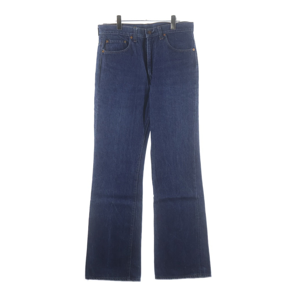 Levi's(リーバイス) 70S VINTAGE 517-03 66後期 42TALONジップ スモールE ボタン裏6 USA製 ポケット裏チェーンステッチ ストレートデニムパンツ ジーンズ インディゴ