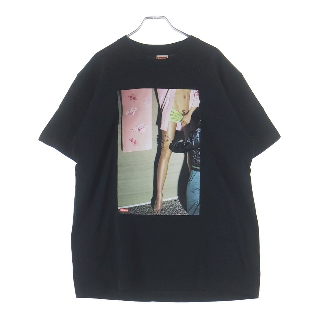 SUPREME(シュプリーム) 22SS Model Tee モデル プリント クルーネック半袖Tシャツカットソー ブラック