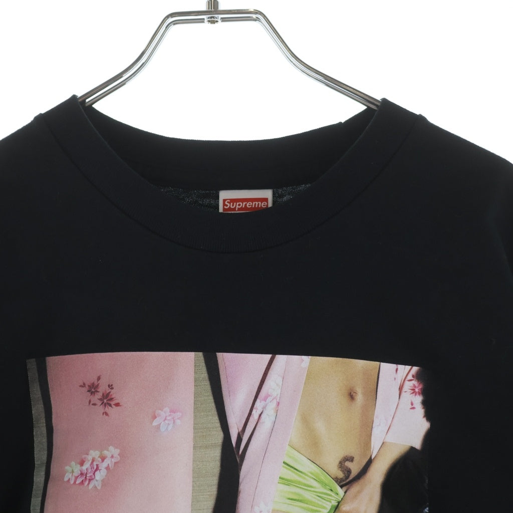 SUPREME(シュプリーム) 22SS Model Tee モデル プリント クルーネック半袖Tシャツカットソー ブラック