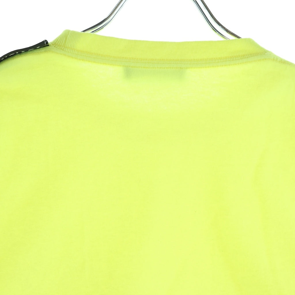 BALENCIAGA(バレンシアガ) ショルダーブランドタグ クルーネック半袖Tシャツカットソー イエロー 578139