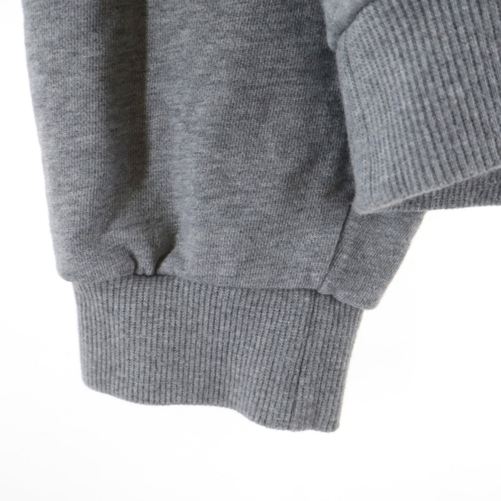 CELINE(セリーヌ) 21AW Loose Sweatshirt In Cotton Fleece ロゴ ドローコード プルオーバー パーカー グレー 2Y468670Q-08GC