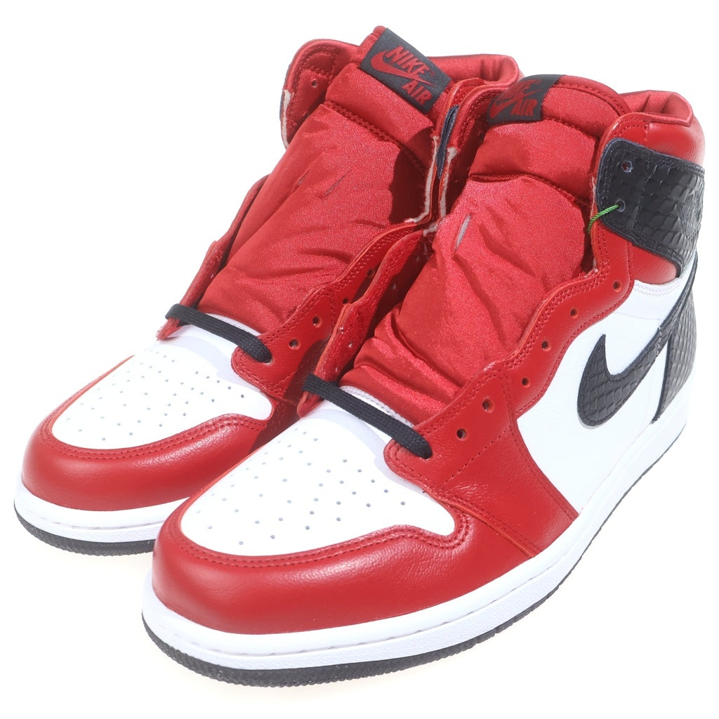 NIKE(ナイキ) WMNS AIR JORDAN 1 HIGH OG SATIN RED CD0461-601 ウィメンズ エアジョーダン1 ハイカットスニーカー サテンレッド レディース US11.5/28.5cm