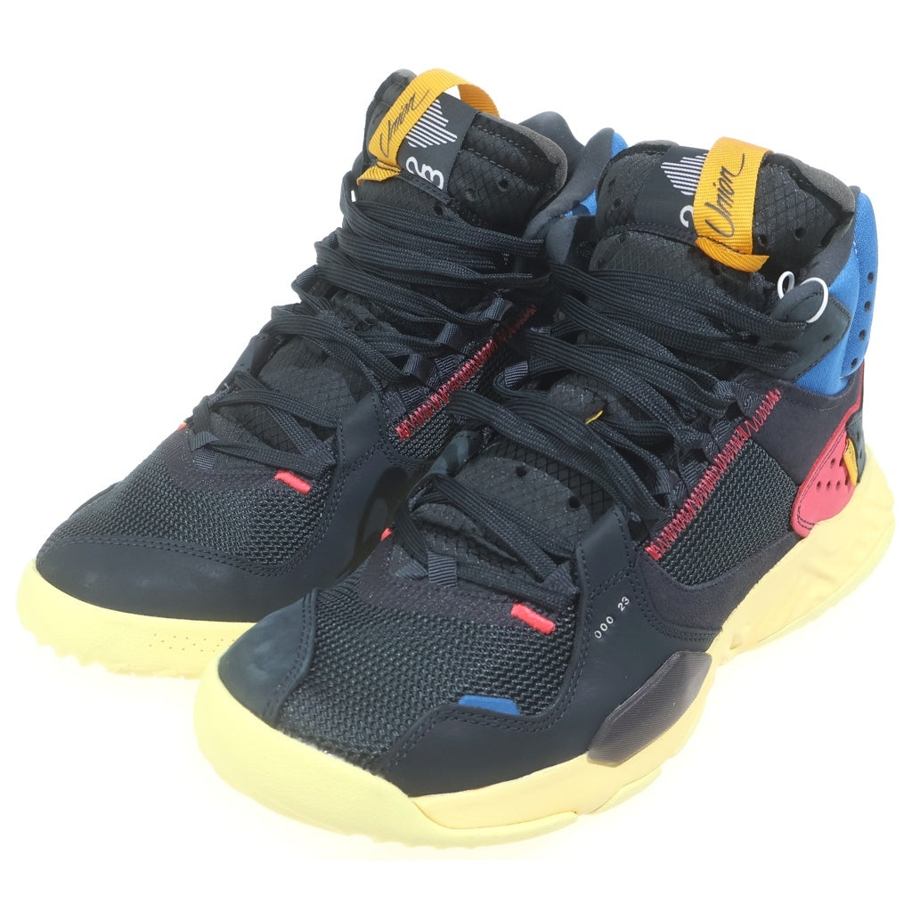 NIKE(ナイキ) ×UNION JORDAN DELTA MID OFF NOIR DA1951-001 ユニオン ジョーダン デルタ オフノワール ミッドカットスニーカー ブラック US10.5/28.5cm