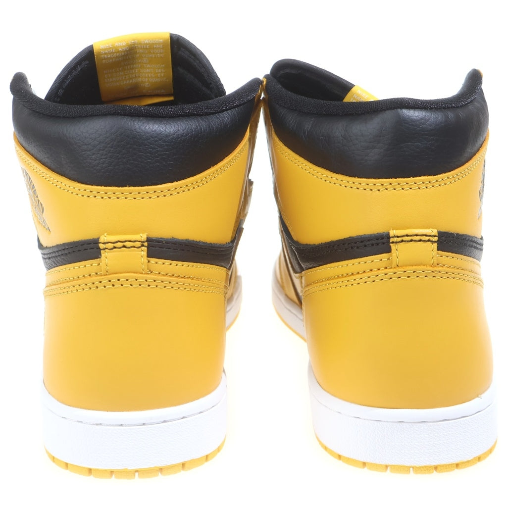 NIKE(ナイキ) AIR JORDAN 1 RETRO HIGH OG POLLEN 555088-701 エアジョーダン レトロ パラン ハイカットスニーカー イエロー/ブラック US11/29cm