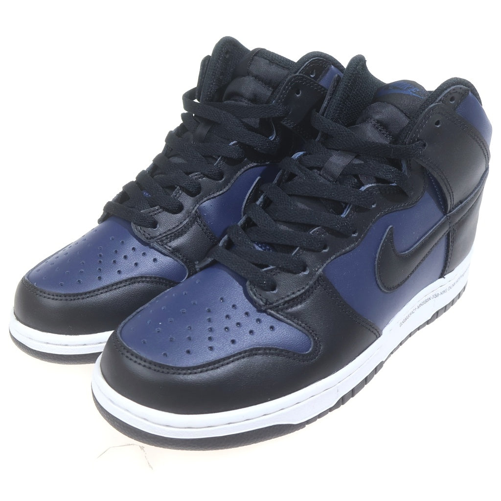 NIKE(ナイキ) ×FRAGMENT DESIGN DUNK HIGH CITY PACK MIDNIGHT NAVY DJ0383-400 フラグメント ダンク ミッドナイト ハイカットスニーカー ネイビー/ブラック US9.5/27.5cm