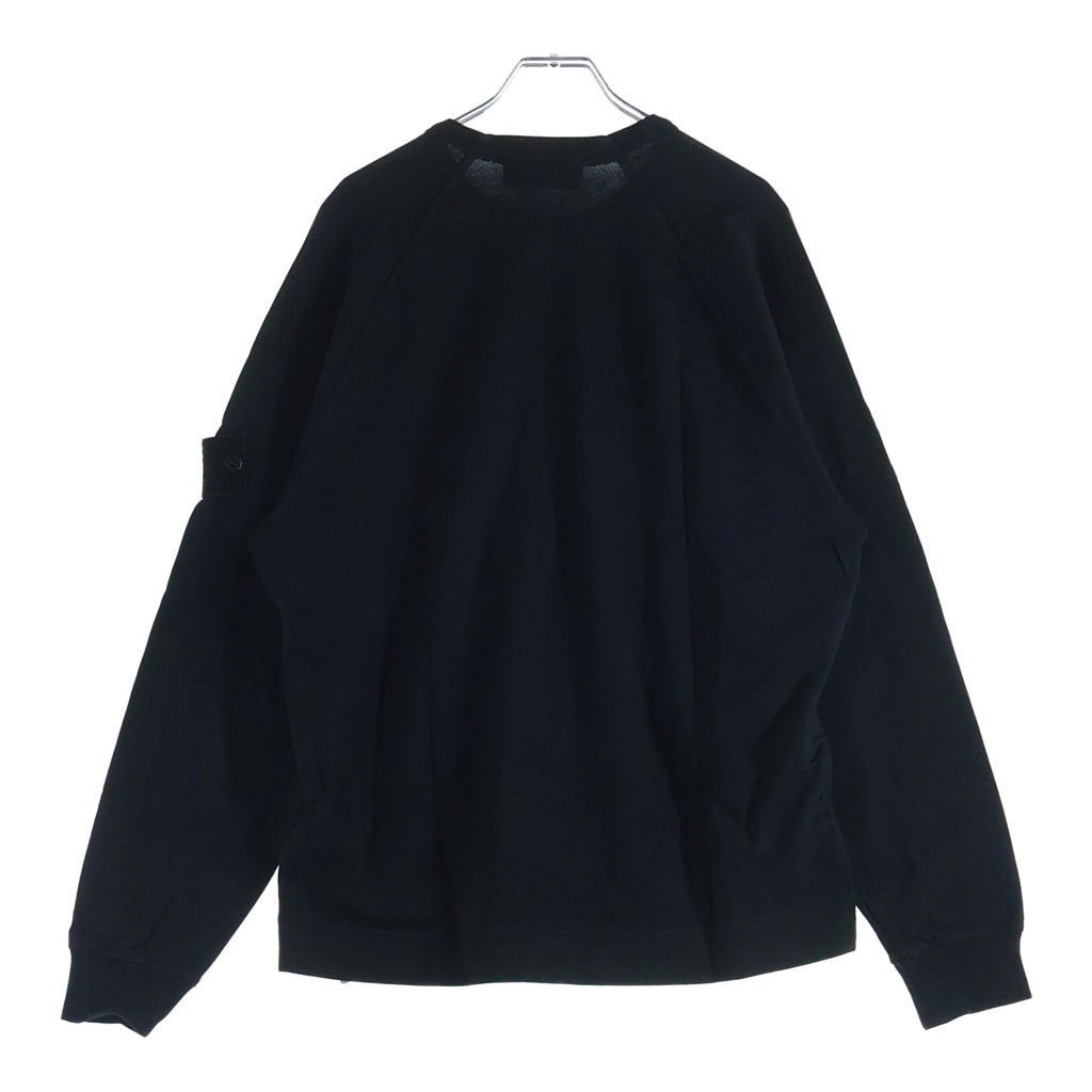 STONE ISLAND(ストーンアイランド) GHOST PIECE ゴーストピース クルーネックスウェットトレーナー ブラック K1S156100011S00F3