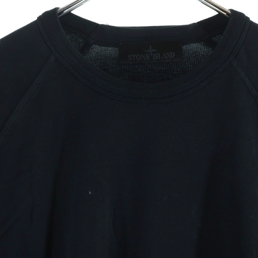 STONE ISLAND(ストーンアイランド) GHOST PIECE ゴーストピース クルーネックスウェットトレーナー ブラック K1S156100011S00F3