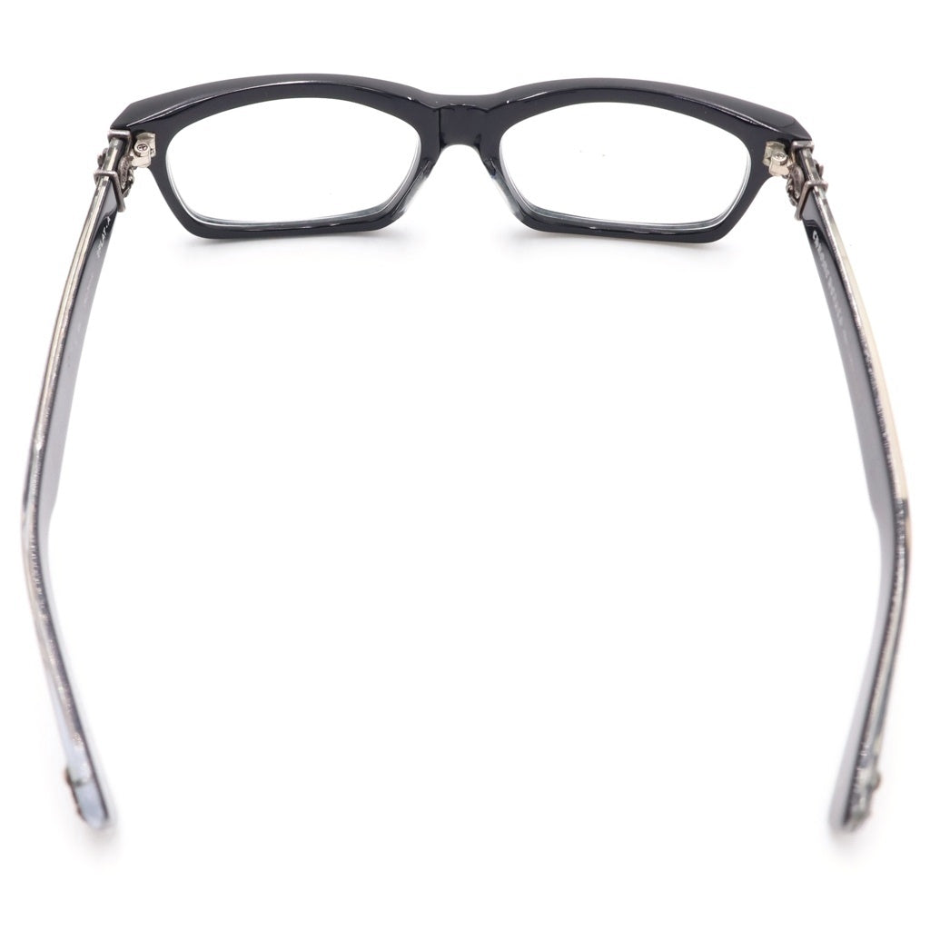 CHROME HEARTS(クロムハーツ) SPLAT-A BSフレアテンプル アイウェア サングラス メガネ ブラック/シルバー 55□17-143