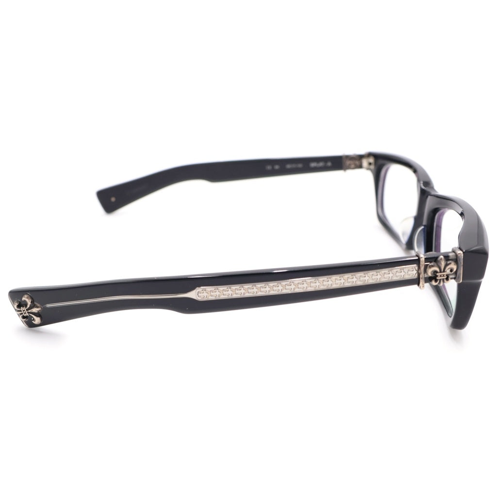 CHROME HEARTS(クロムハーツ) SPLAT-A BSフレアテンプル アイウェア サングラス メガネ ブラック/シルバー 55□17-143
