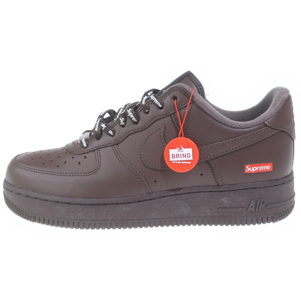 SUPREME(シュプリーム) ×NIKE Air Force 1 Low Baroque Brown エアフォース1 ロー バロックブラウン ローカットスニーカー US8/26CM ブラウン CU9225 200