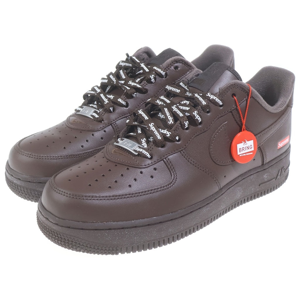 SUPREME(シュプリーム) ×NIKE Air Force 1 Low Baroque Brown エアフォース1 ロー バロックブラウン ローカットスニーカー US8/26CM ブラウン CU9225 200