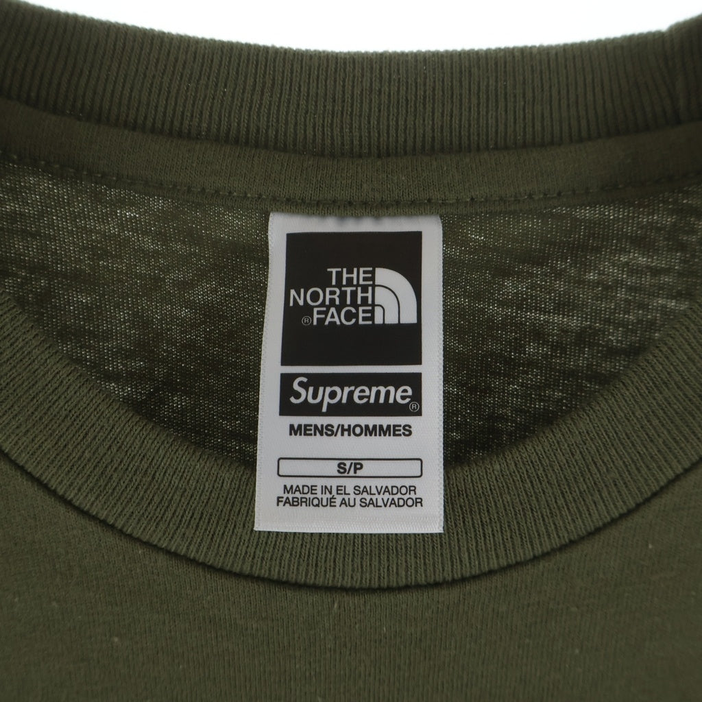 SUPREME(シュプリーム) 23SS PC PRINTED S/S POCKET TEE 半袖Tシャツ カットソー カーキ NT023091