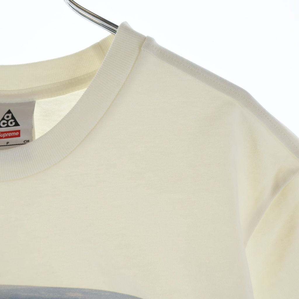 SUPREME(シュプリーム) 22AW ×NIKE ACG Grid Tee White グリッド クルーネック半袖Tシャツカットソー ホワイト DO6860-133