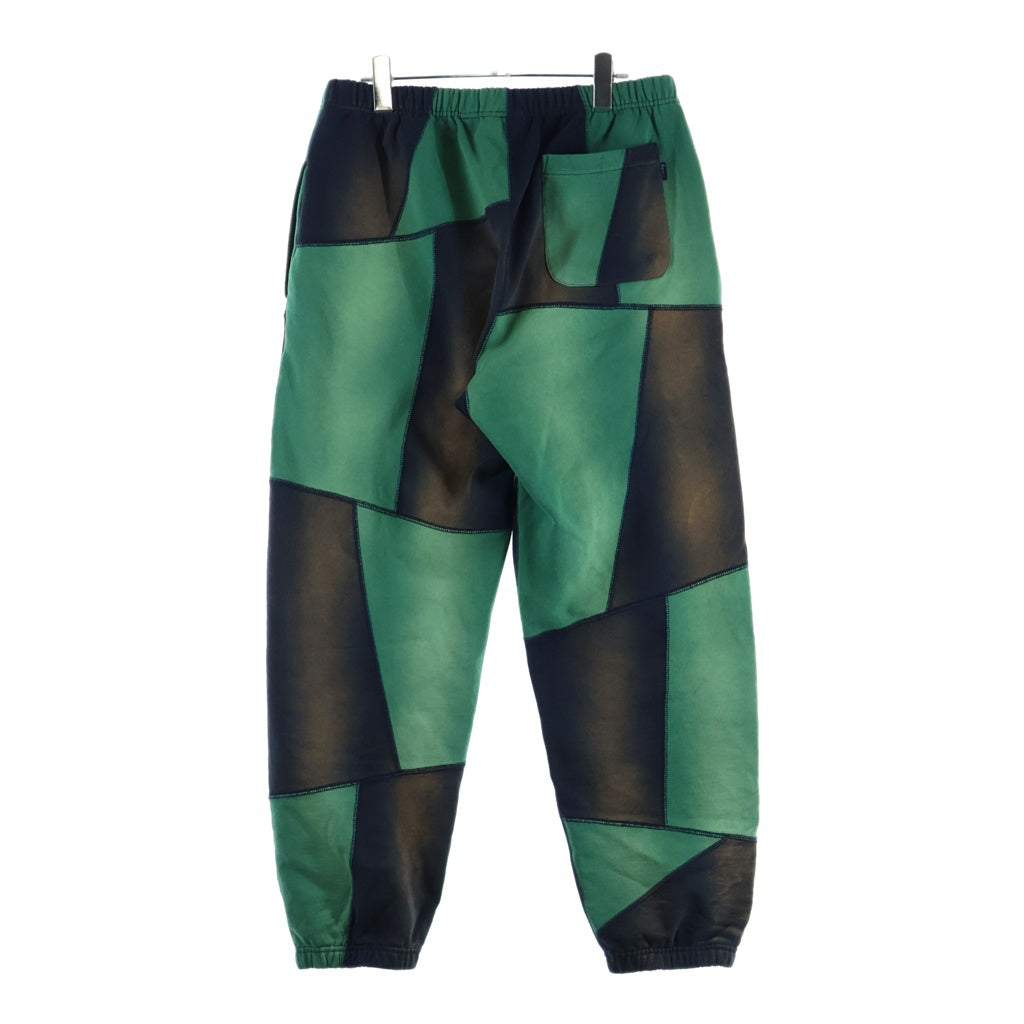 SUPREME(シュプリーム) 20AW Patchwork Sweatpants パッチワーク サンフェード加工スウェットパンツ ネイビー/グリーン