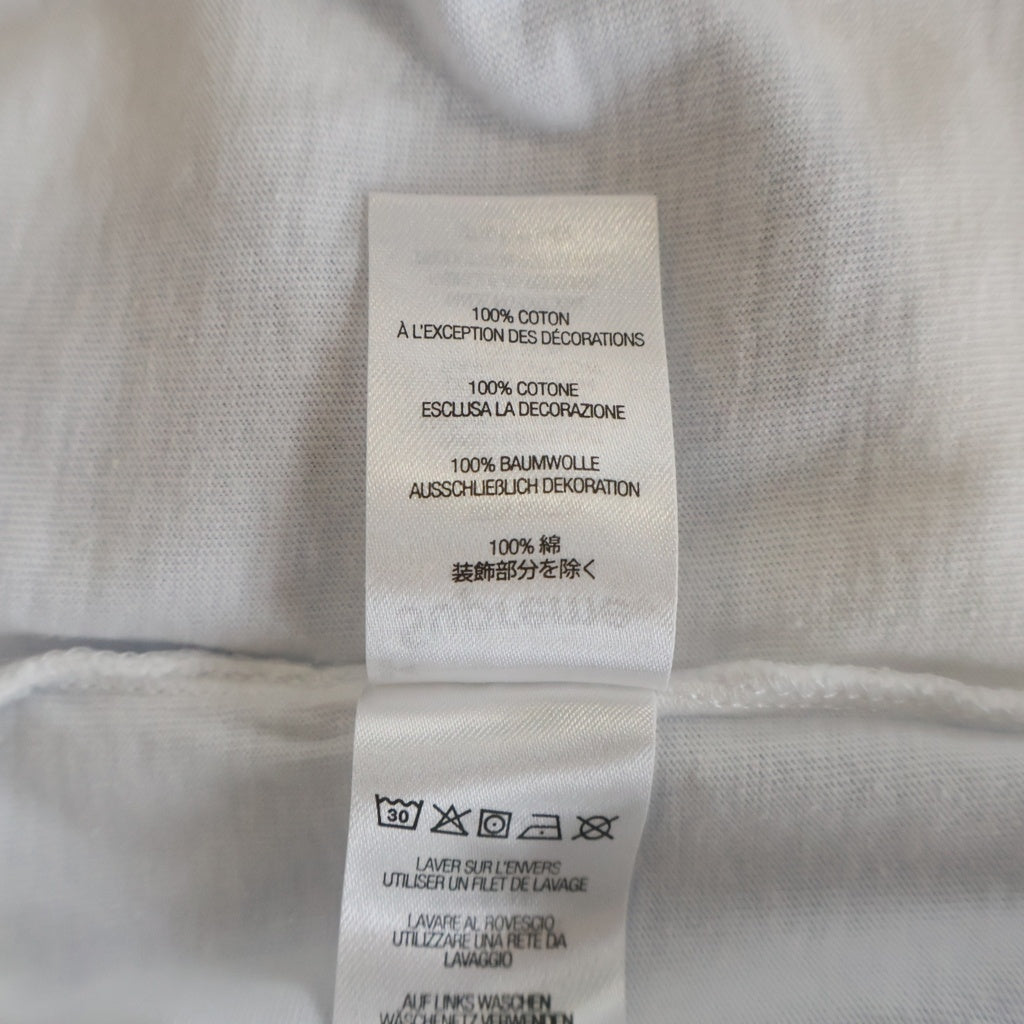 SUPREME(シュプリーム) 22AW INTARSIA S/S ブランドロゴプリント クルーネック半袖Tシャツカットソー ホワイト/ブルー