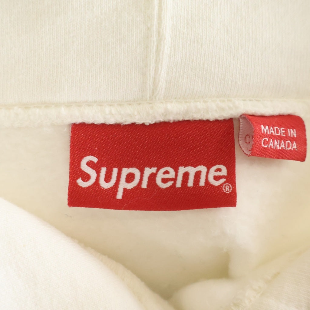 SUPREME(シュプリーム) 22SS ×ANTIHERO SUPR HEROロゴプリント プルオーバースウェットフーディー ホワイト/ブルー