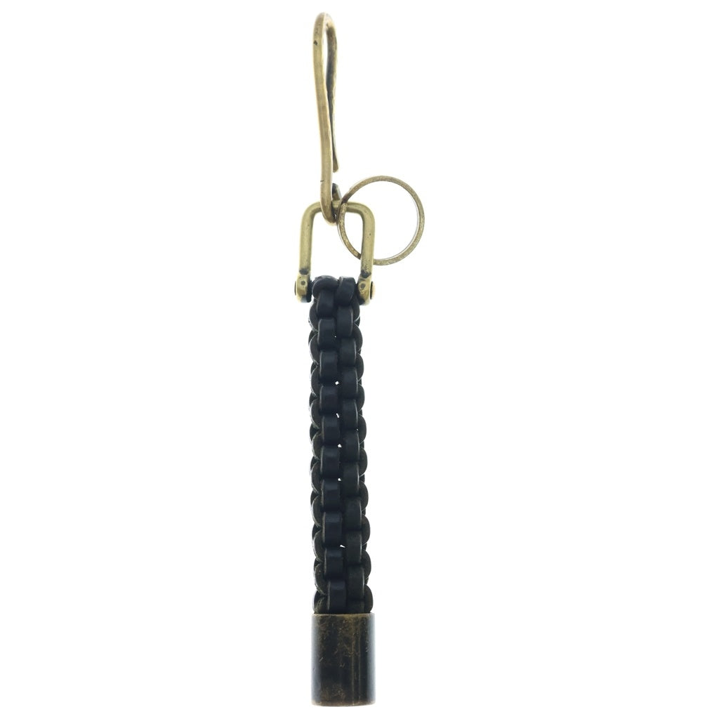 IOLOM(イオロム) io-05-015 Key Ring Brass Cow Leather Dark Green キーリング ブラス カウレザー 牛革 ブラック