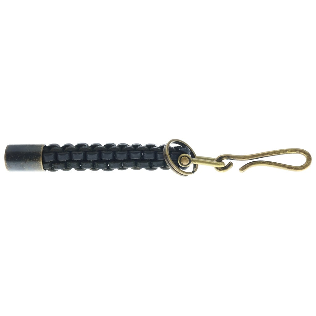 IOLOM(イオロム) io-05-015 Key Ring Brass Cow Leather Dark Green キーリング ブラス カウレザー 牛革 ブラック