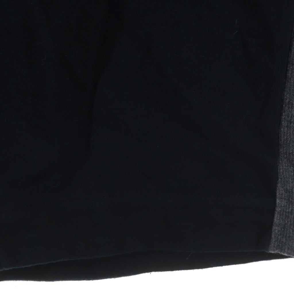 bajra(バジュラ) ワイドシルエット サルエルパンツ スウェットパンツ サイドライン ブラック 153UK02