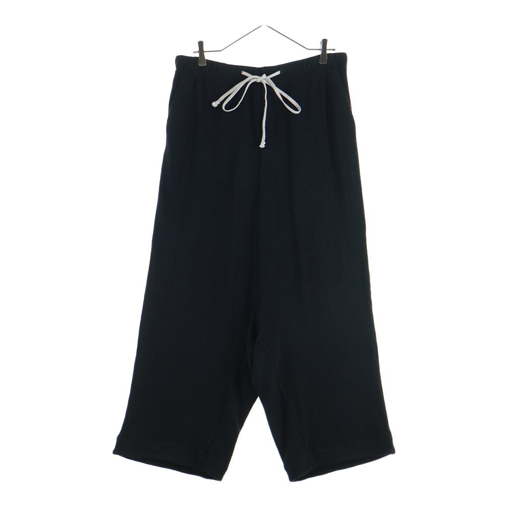 bajra(バジュラ) ワイドシルエット サルエルパンツ スウェットパンツ コーデュロイ ブラック 142UK16