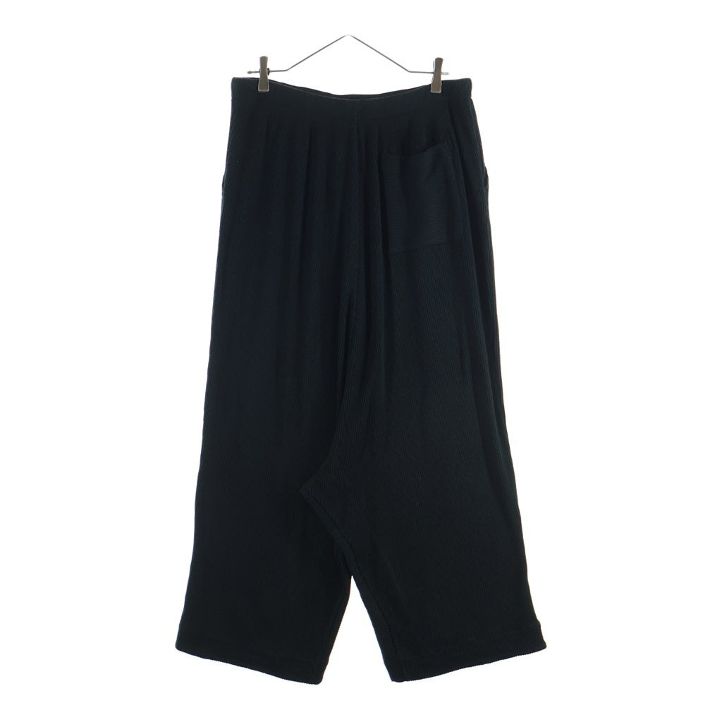 bajra(バジュラ) ワイドシルエット サルエルパンツ スウェットパンツ コーデュロイ ブラック 142UK16