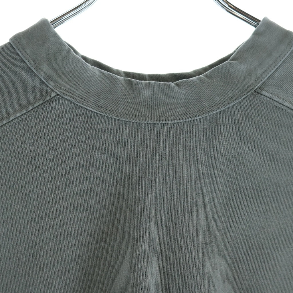 entire studios(エンタイア スタジオ) HEAVY LS TEE RHINO ヘビー クルーネック長袖Tシャツカットソー グレー ES2486RHS