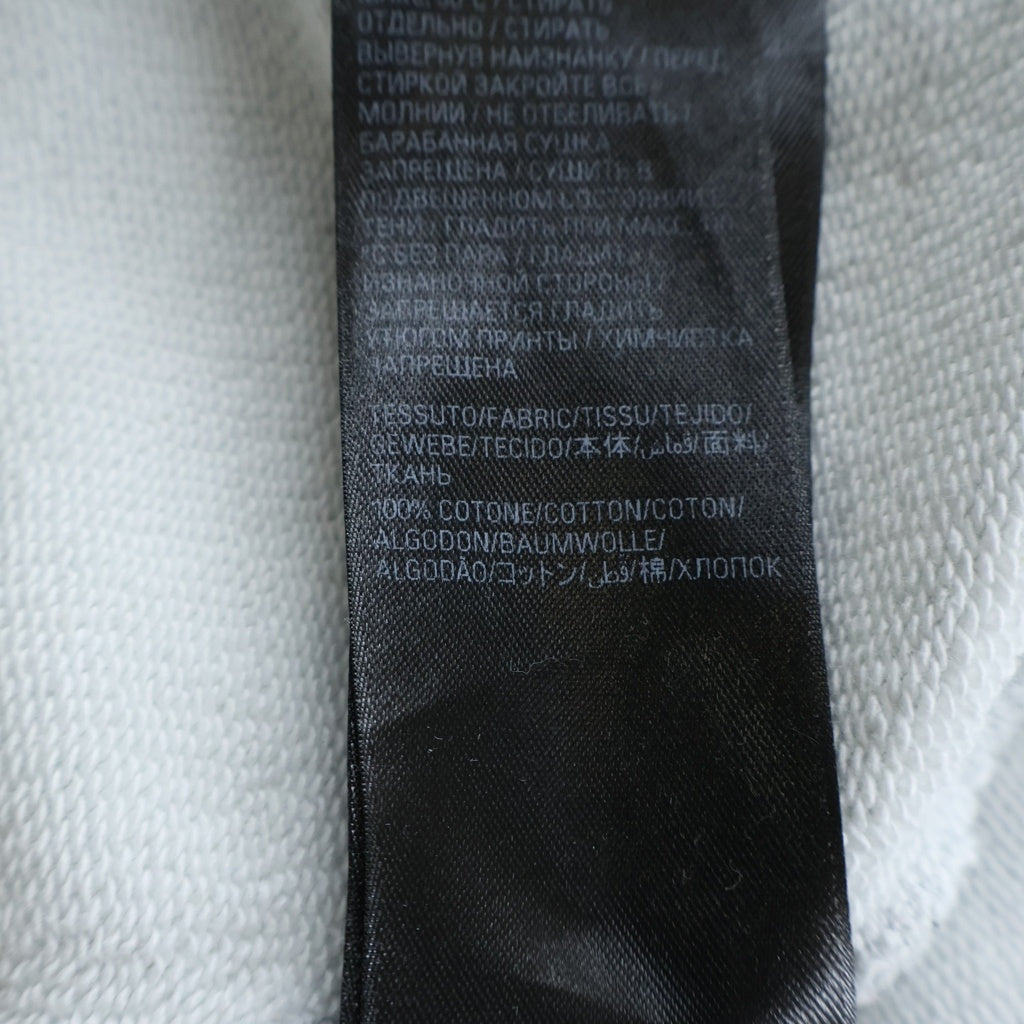 BALENCIAGA(バレンシアガ) 24SS Music Archive Series Connected Zip Up Hoodie ミュージック アーカイブロゴ ダメージ加工 ジップアップパーカー フーディー グレー 744457 TQVA6