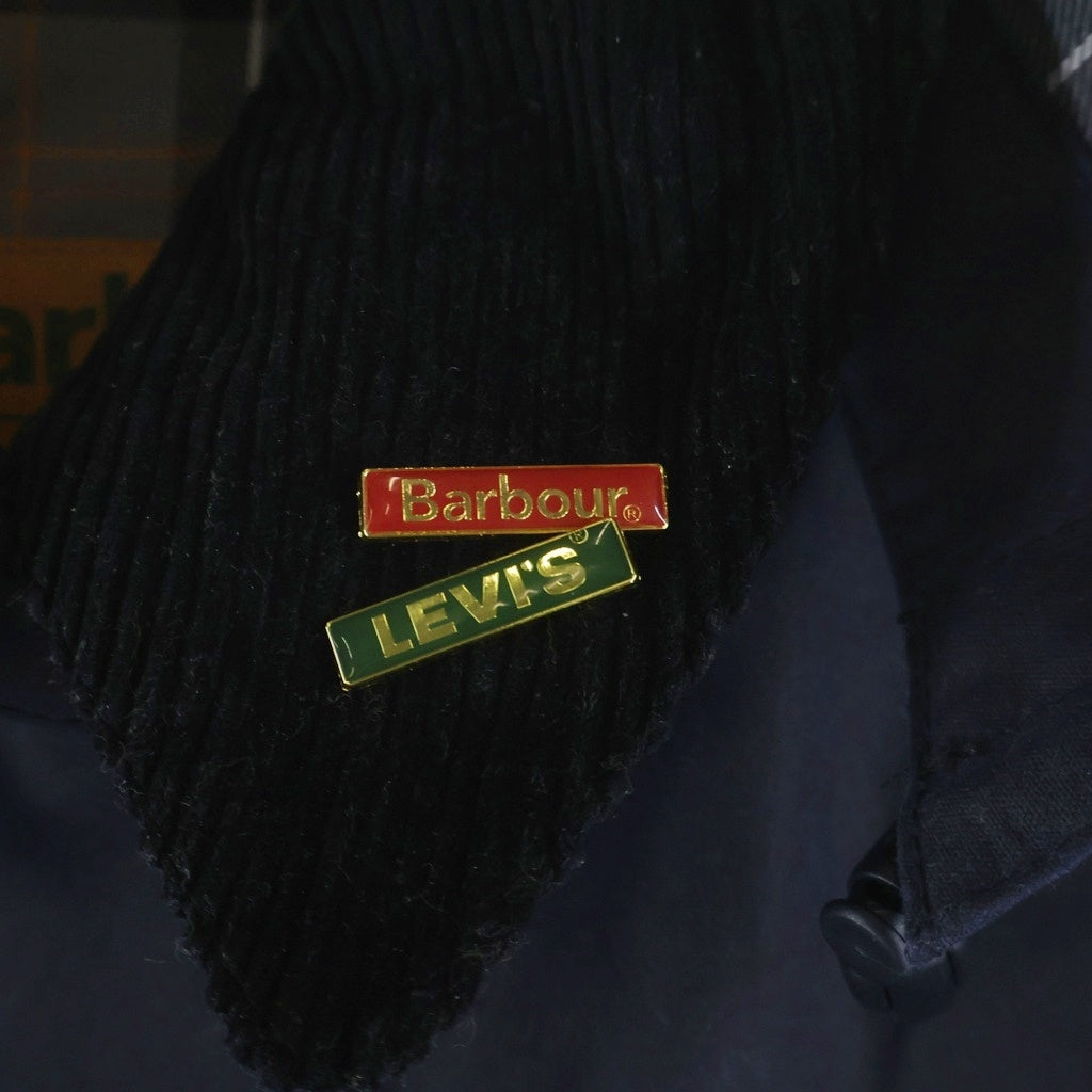 Barbour(バブアー) ×LEVIS OILED ZIPUP JACKET オイルド ジップアップジャケット ネイビー
