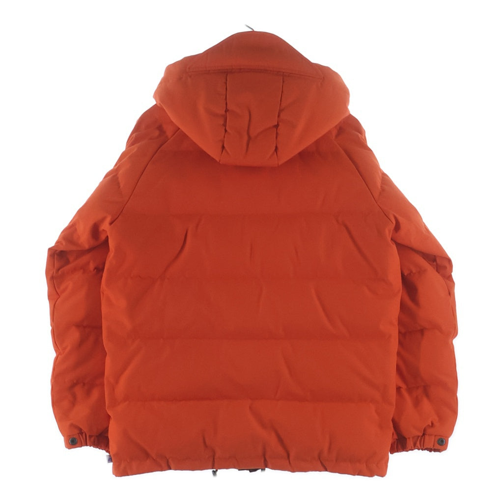 Cape Heights(ケイプハイツ) フロントロゴワッペン フーデッドダウンジャケット オレンジ